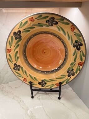 Hand-Painted Decorative Italian Bowl
